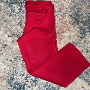 [Tommy Hilfiger] Red Ankle Dress Pants